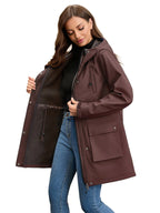 Wasserdichte Damen-Softshelljacke mit Kapuze - Elina