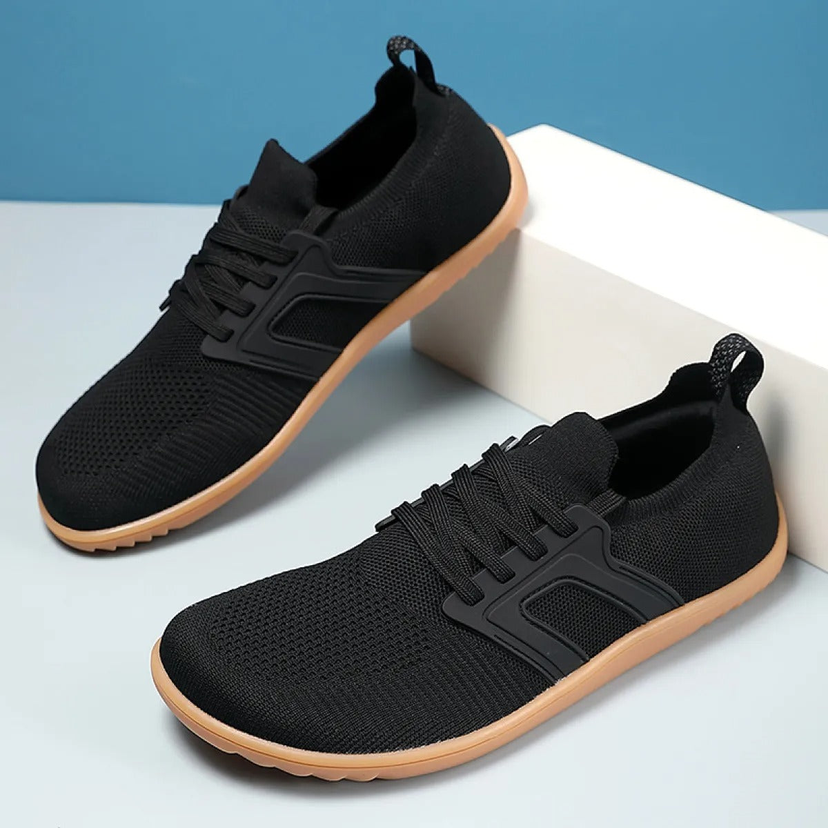Atmungsaktive Unisex-Sneaker mit rutschfester Sohle in Pastellrosa - Elina