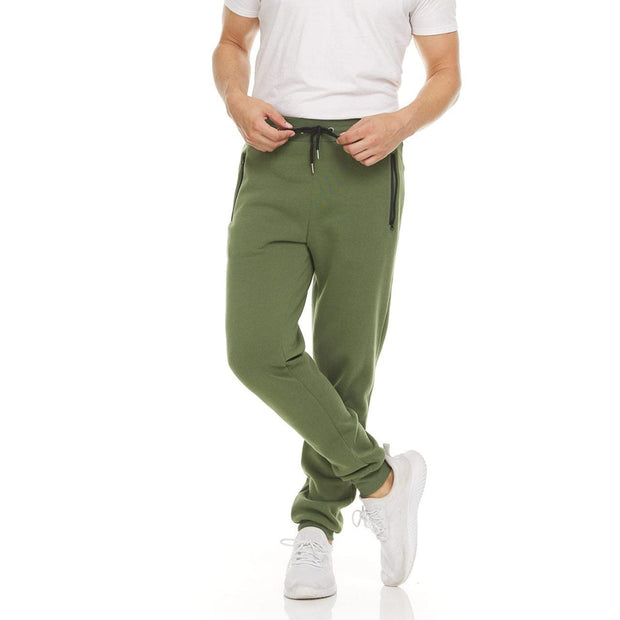 Logan - Pantalon de sport décontracté avec fermeture éclair