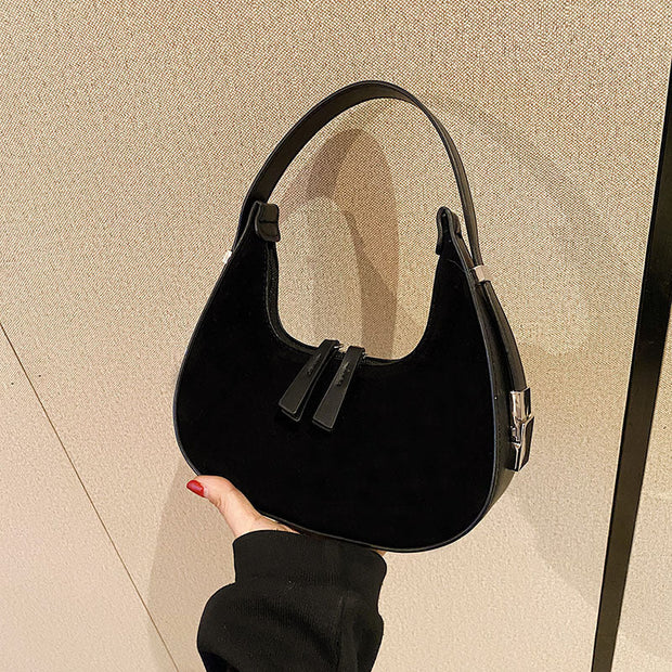 Sac à bandoulière mat de style français - Solenne