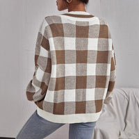 Damen Strickpullover V-Ausschnitt - Clara
