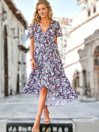 Kaly - Robe à imprimé floral bohème