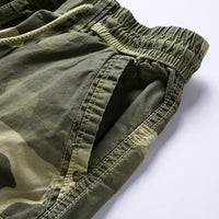 Short cargo camouflage avec poches latérales pour hommes - Carson