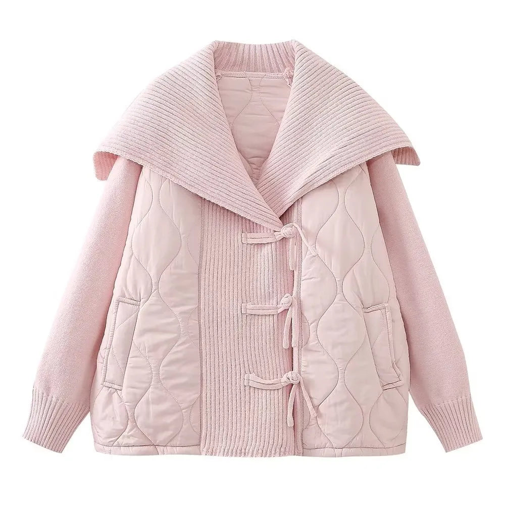 Zamma - Lässiger Oversized-Pullover mit Marinekragen
