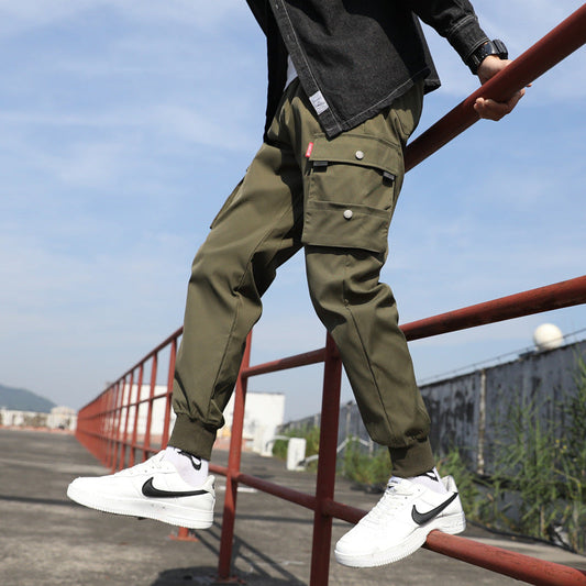 Pantalon cargo jogger avec poches pour hommes - Ivan