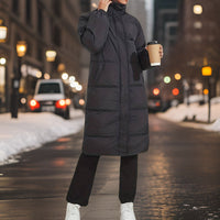 Manteau hiver avec col haut