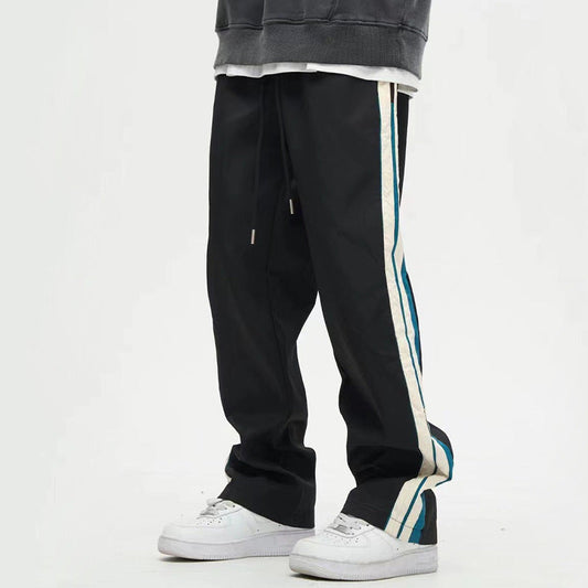 George - Pantalon droit drapé à jambe large Hommes