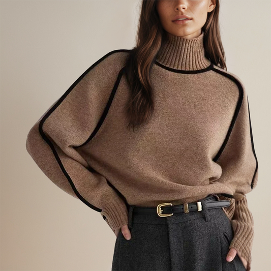 Zelma - Pull à col roulé beau et confortable