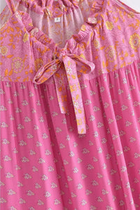 Romy Robe maxi plissée