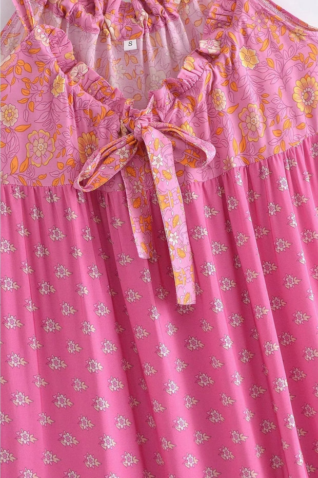 Romy Robe maxi plissée