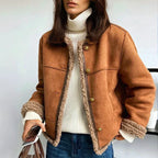 Wildlederjacke mit Fleecefutter - Alvra