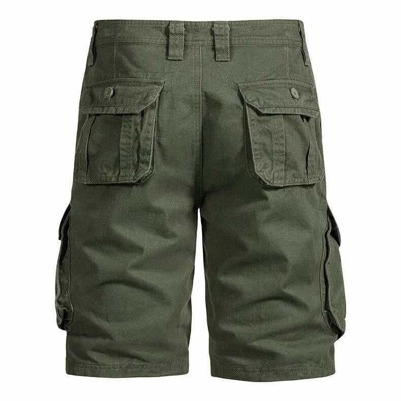 Lässige Cargo-Taschen-Shorts aus Baumwolle für Herren - Jason