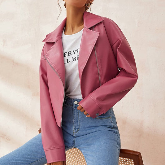 Veste courte zippée de style urbain pour femmes - Sirel