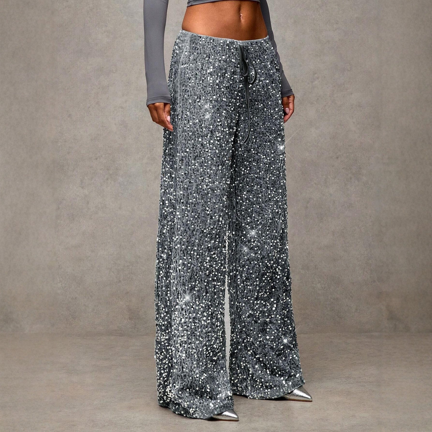 Hose mit Pailletteneffekt für Frauen - Lyrane