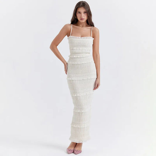 Pame - Robe sans manches à volants
