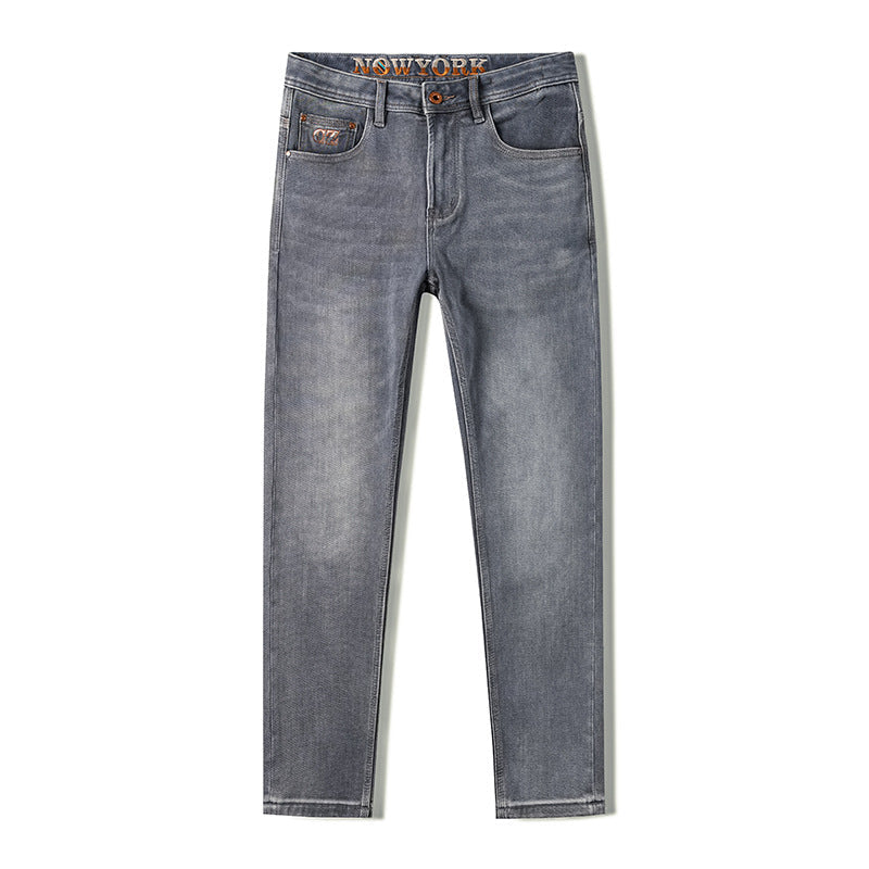 Gerade Jeans mit grauem Finish - Torleif