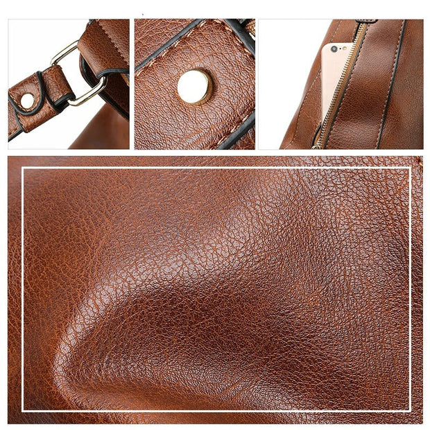 Sanne - Sac à main en cuir souple de créateur