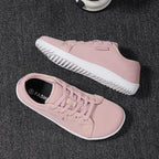 Atmungsaktive Unisex-Sneaker mit rutschfester Sohle in Pastellrosa - Elina