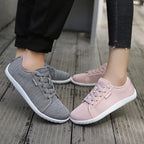 Atmungsaktive Unisex-Sneaker mit rutschfester Sohle in Pastellrosa - Elina