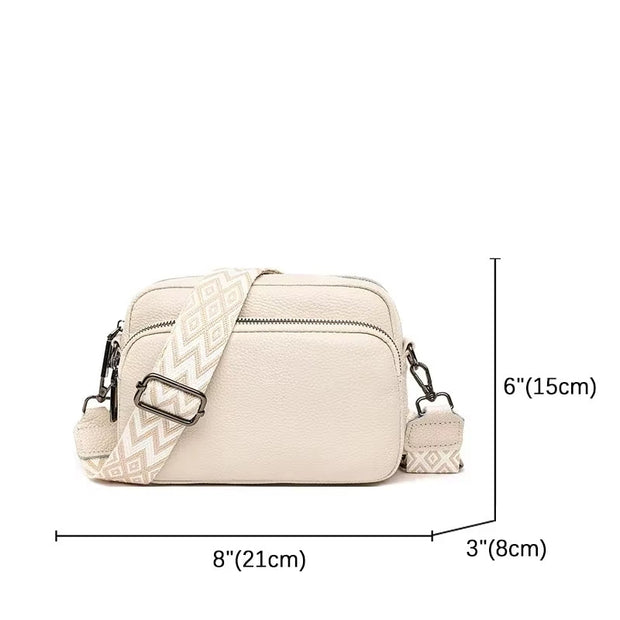 Sac à bandoulière pour femme avec sangle ethnique - Mía