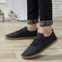 Espadrilles en lin respirantes pour hommes, style décontracté - Mauro