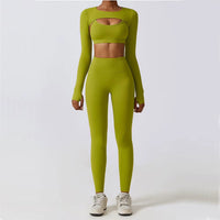Ensemble de sport compressif en lycra pour femmes - Amanda