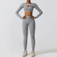 Ensemble de sport compressif en lycra pour femmes - Amanda