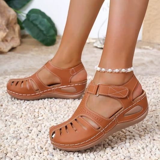 Sandales pour femmes à la coupe ajourée et à la semelle ergonomique - Mariela
