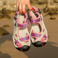 Sandales de sport unisexes de couleur corail au design respirant - Taren