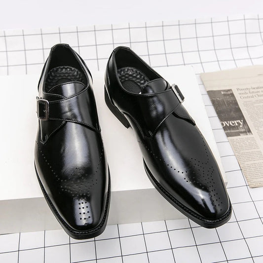 Chaussures de costume en cuir pour hommes de haute qualité