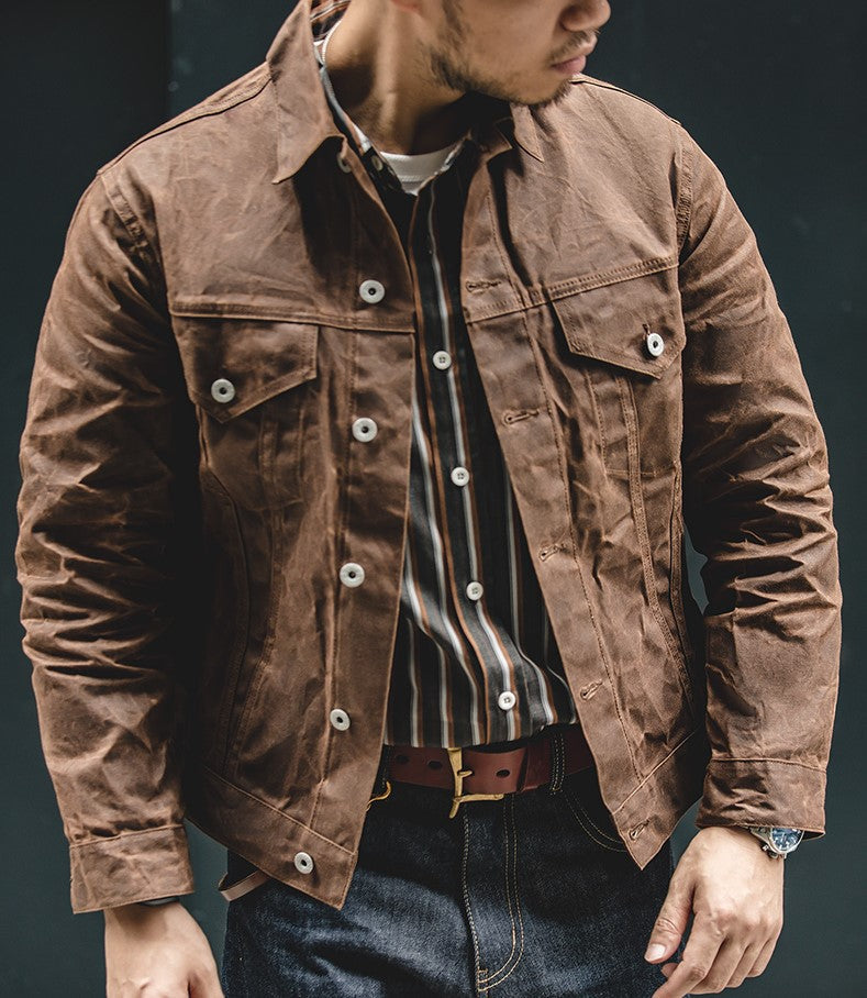 Jim Lean Veste rétro