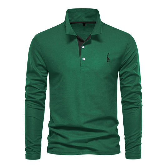 Langärmeliges Herren-Poloshirt - Dario