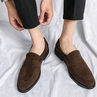 Mocassins en daim brossé pour hommes - Lioren