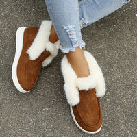 Nissa - Chaussures D'hiver Chaudes en Daim