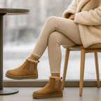 Chelsea-Stiefeletten mit gebürsteter Innenseite - Maelis