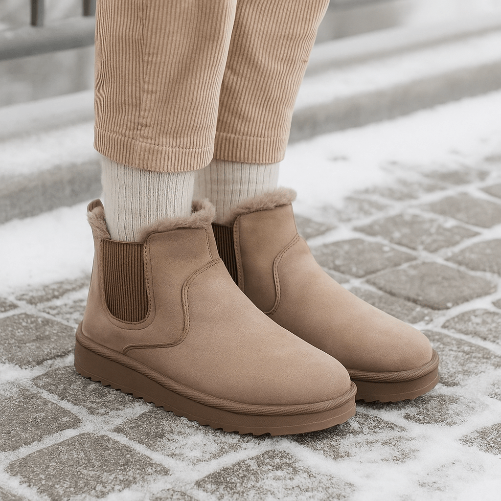 Chelsea-Stiefeletten mit gebürsteter Innenseite - Maelis