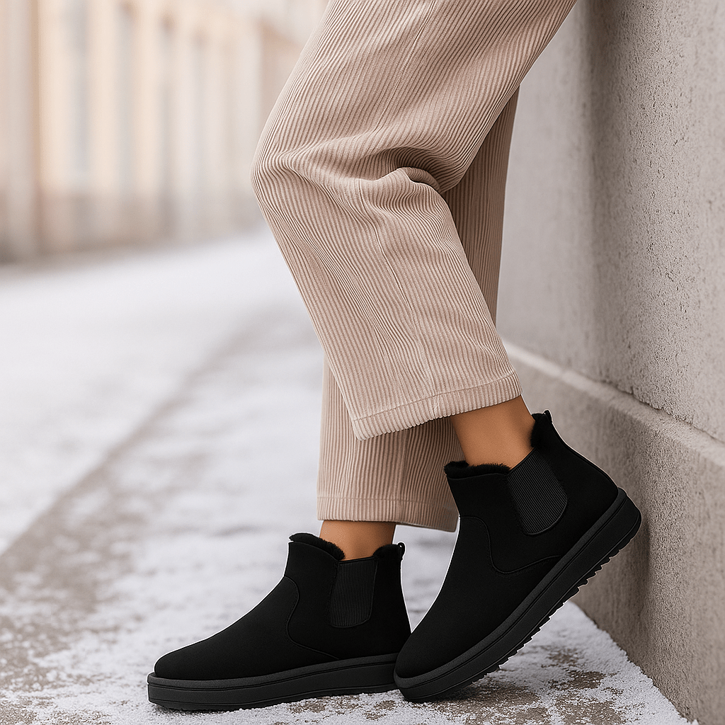 Chelsea-Stiefeletten mit gebürsteter Innenseite - Maelis