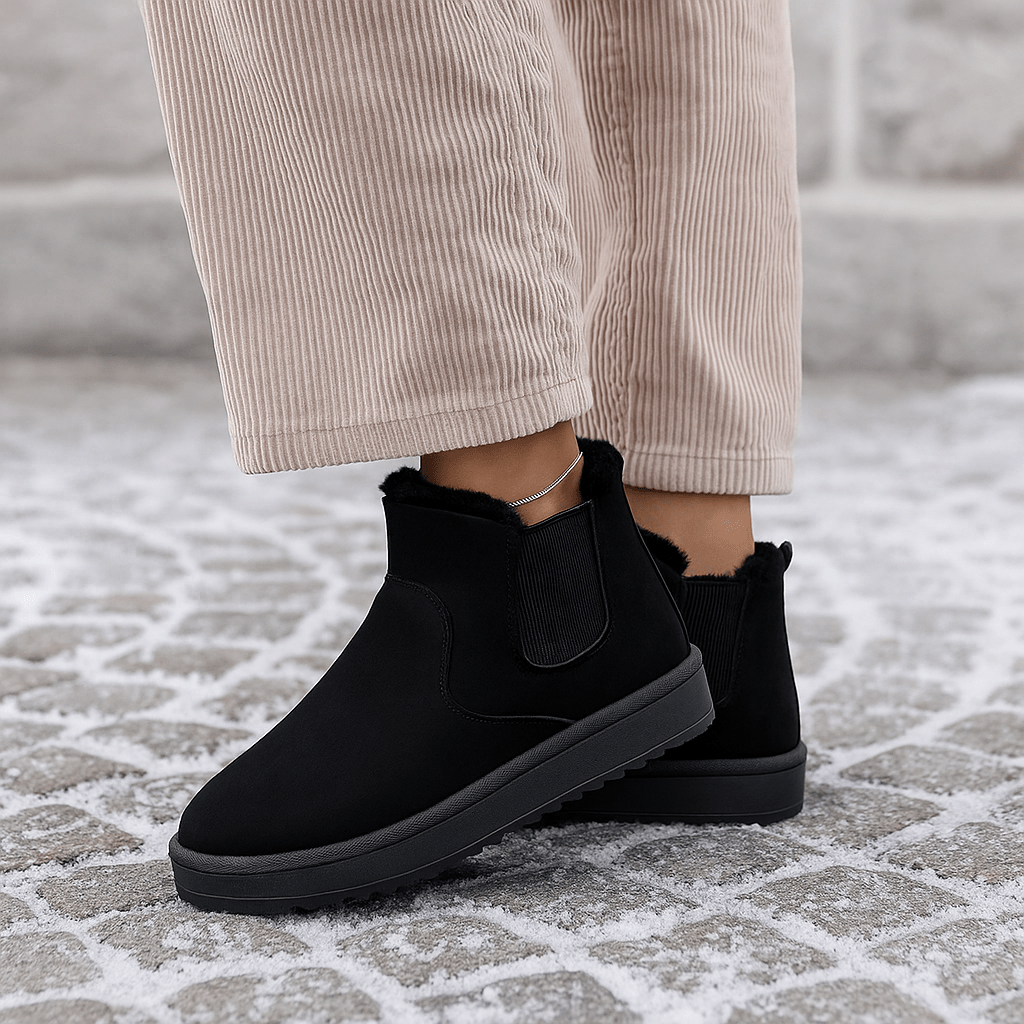 Chelsea-Stiefeletten mit gebürsteter Innenseite - Maelis