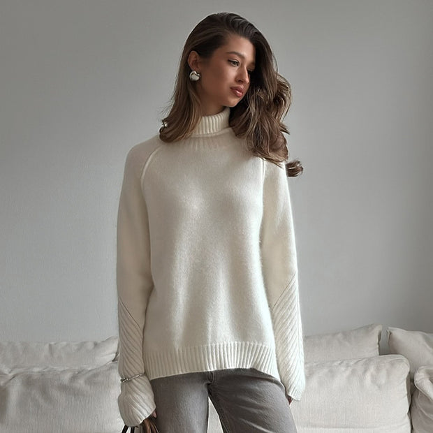 Gestrickter Rollkragenpullover für Frauen - Amara