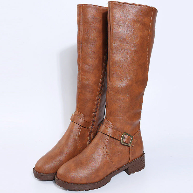 Hohe Winterstiefel mit Schnalle für Reiter - Eryne