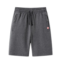 Short de sport uni avec poches zippées pour hommes - Kevin