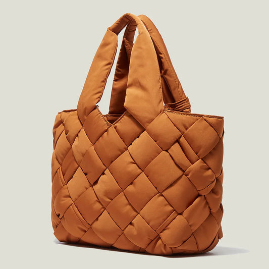 Sac à main en toile matelassée pour femme - Sara