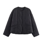 Gesteppte Jacke mit Schleifenmuster - Maeren