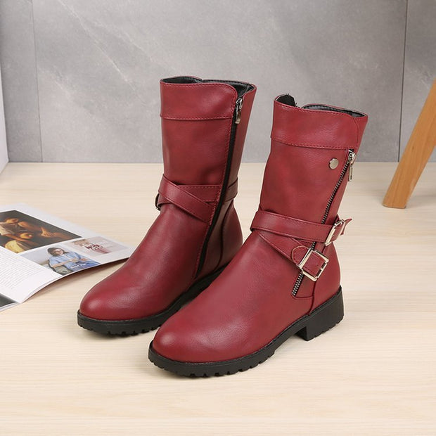 Nina - Bottes Martin Talon Bas