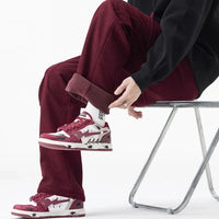 Pantalon en velours côtelé pour homme avec doublure en polaire - Auren