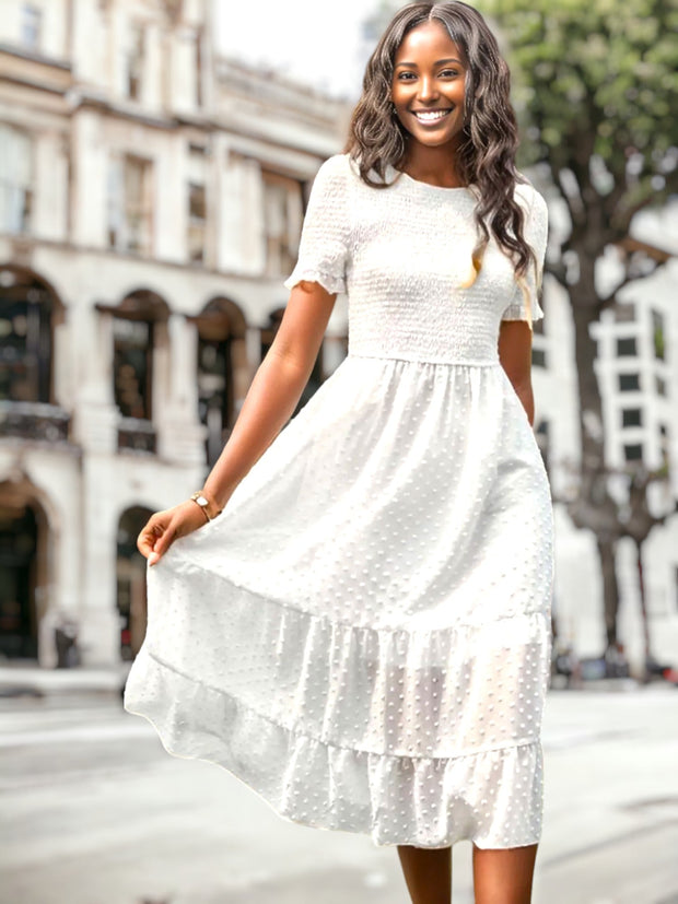 Elda - Robe longue décontractée pour femmes en différentes couleurs