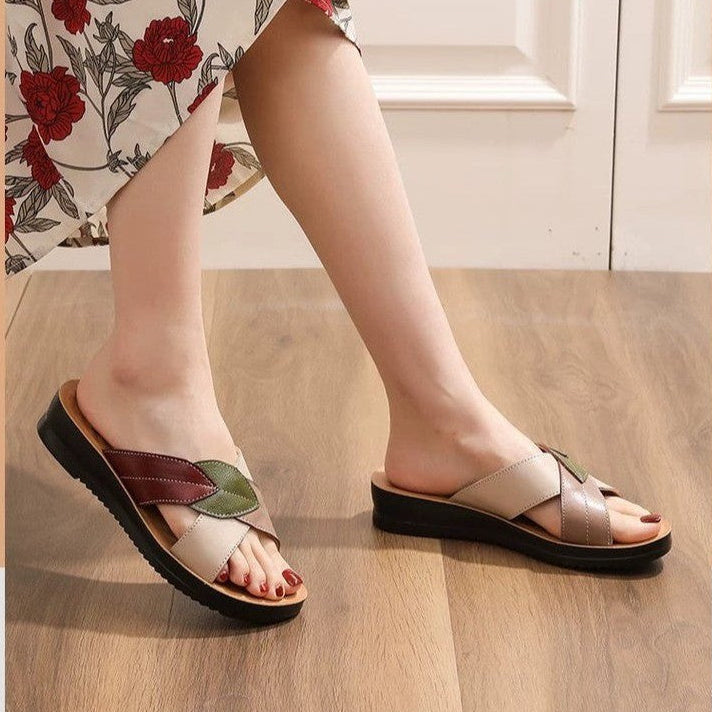 Damensandalen mit gepolsterter Sohle zum Laufen - Mirel