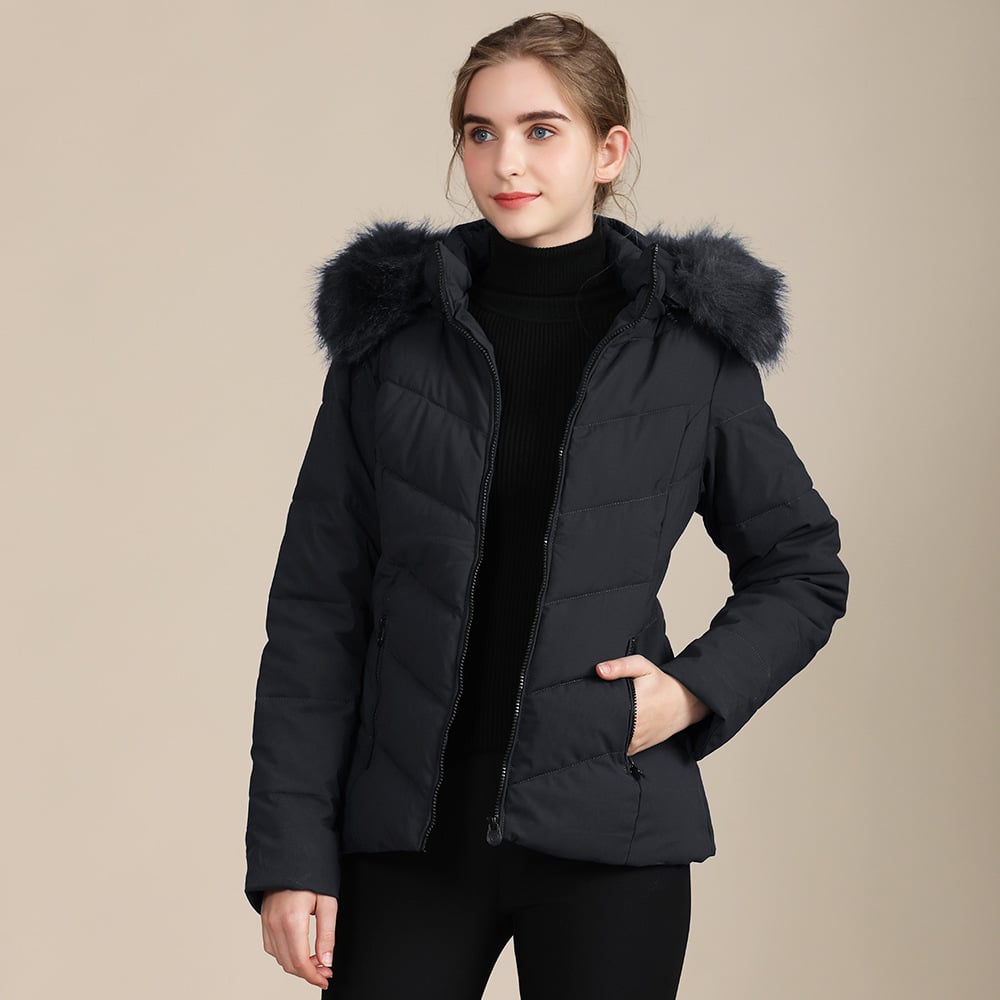 Steppjacke mit Kapuze für Frauen - Selina