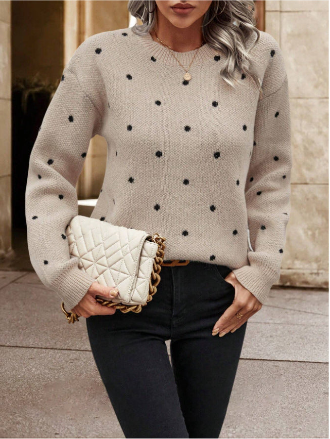 Jacquard-Strickpullover für Frauen - Briska