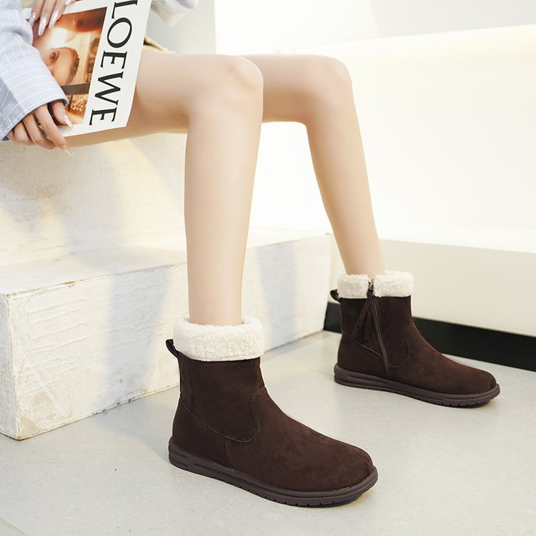 Warme Damenstiefel in Wildlederoptik - Maerise